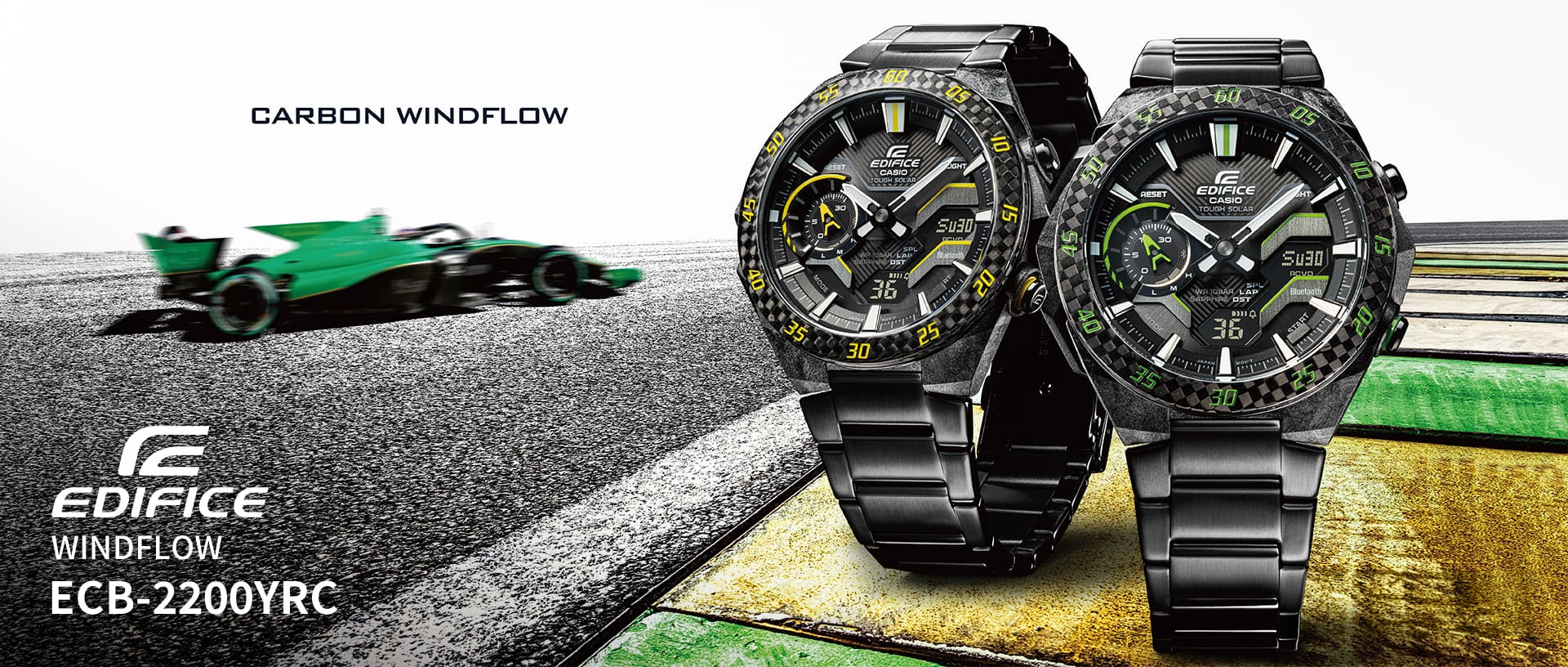 コーシ 　EDIFICE CASIO ブラックレザー腕時計　カシオ EDIFICE | CASIO