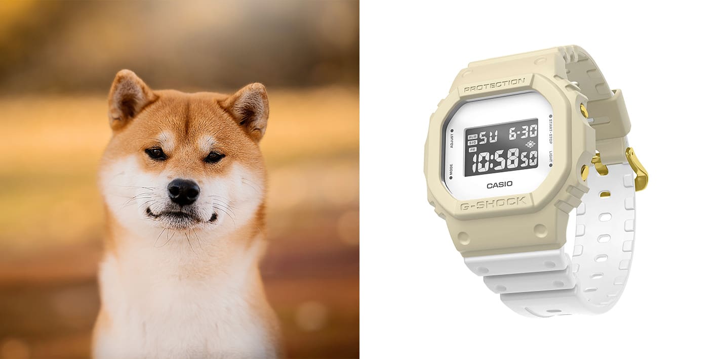 MY G-SHOCK 柴犬カスタマイズ