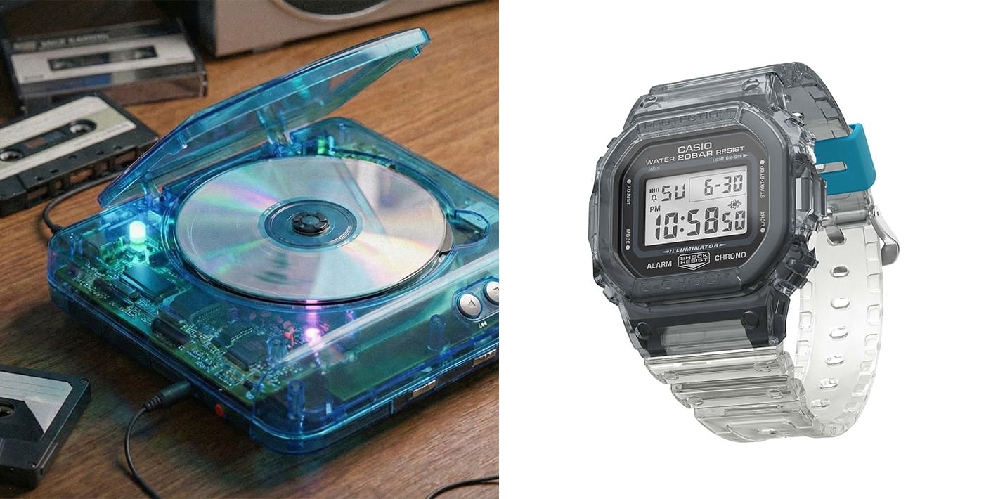 MY G-SHOCK 平成レトロ スケルトン風カスタマイズ