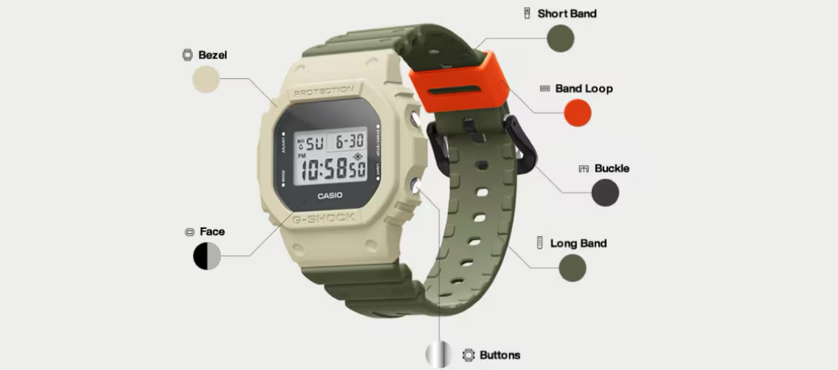 100億通りの組み合わせでカスタマイズできるMY G-SHOCK