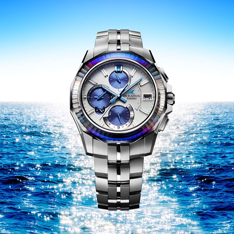 替バンド付✨ OCEANUS カシオ オシアナス　電波ソーラー クロノ アナデジ OCEANUS | CASIO