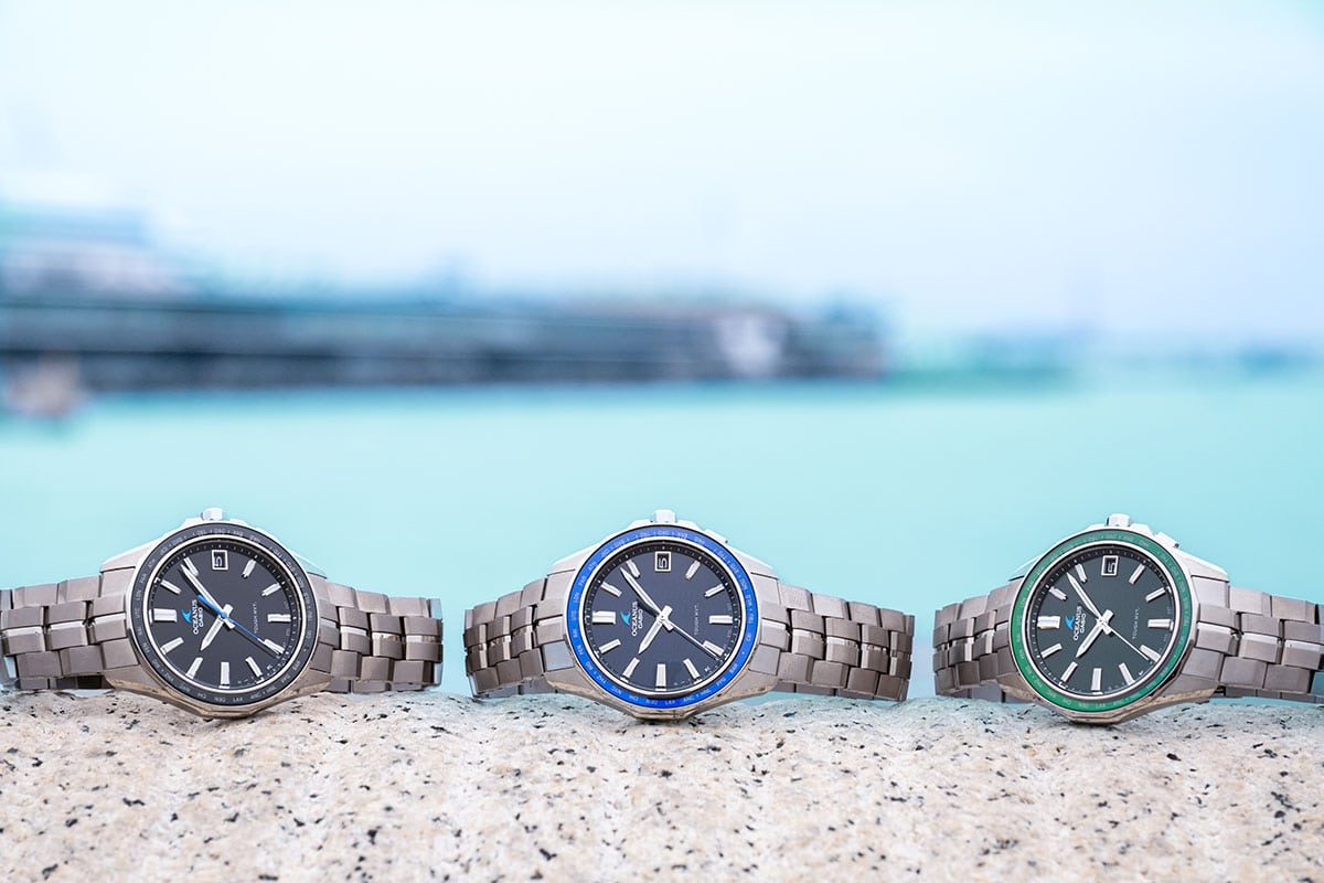 OCEANUS Spring Style Selection 春の装いに華を添えるManta 3針モデル
