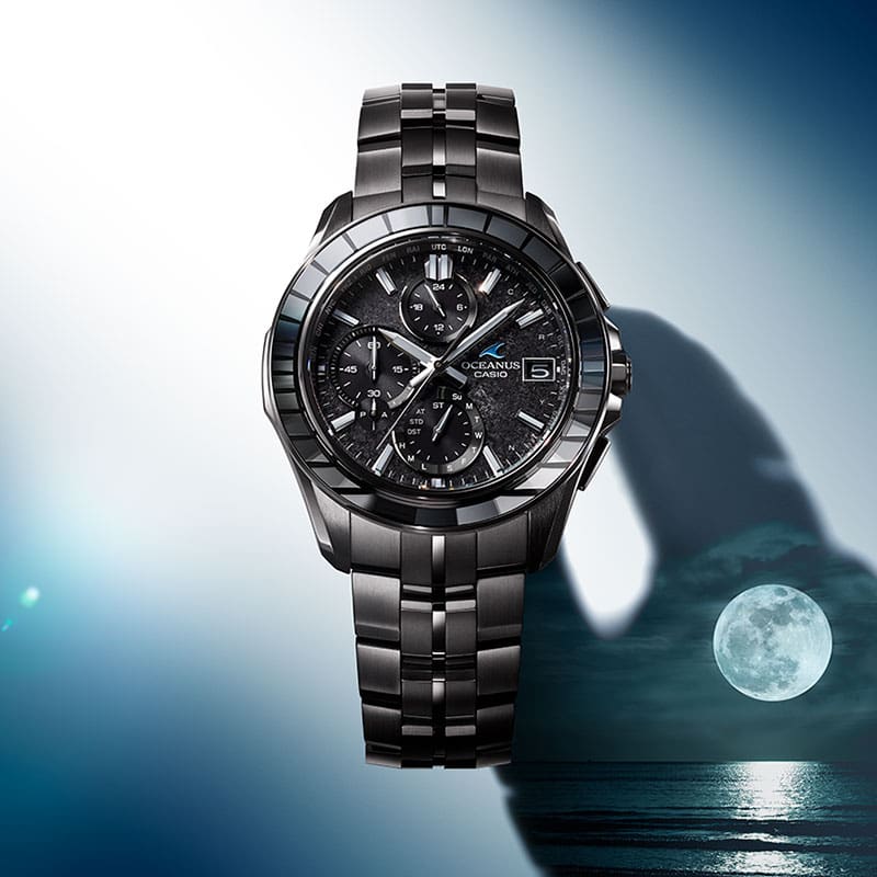 【ソーラー】CASIO OCEANUS Manta マザーオブパール 時計 稼働 OCEANUS Manta | CASIO
