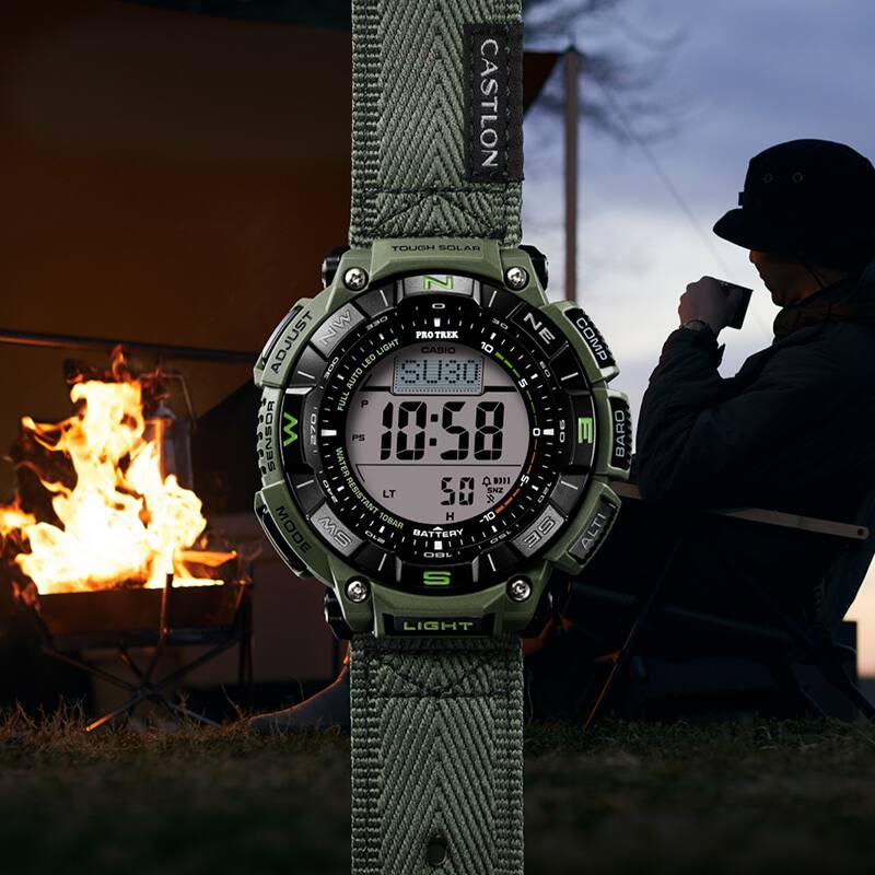 未使用品　PROTREK デジタル腕時計 GPS機能付き CASIO - CASIO 初代PRO TREKの通販 by うさきち's shop｜カシオ