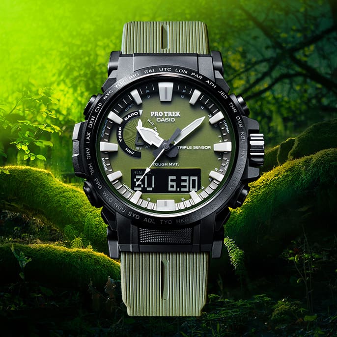 ⭐︎再値下げ⭐︎ CASIO⭐︎PRO TREK ソーラー アナログ・デジタル時計 楽天市場】CASIO PRO TREK PRW-35Y-1BJF カシオ 電波ソーラー