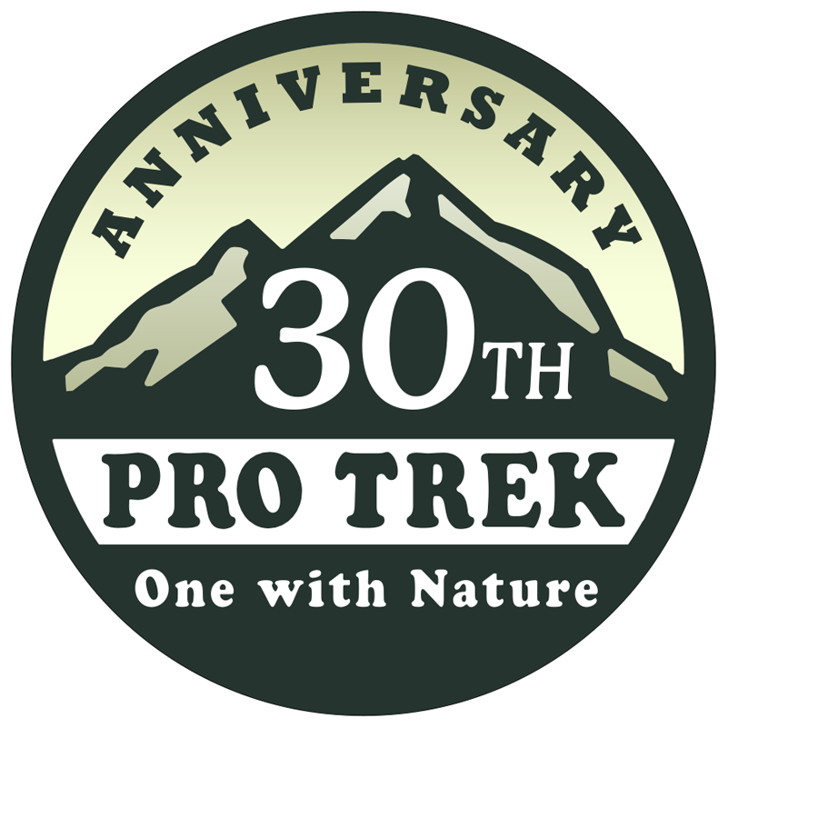 PRO TREK 30주년 로고
