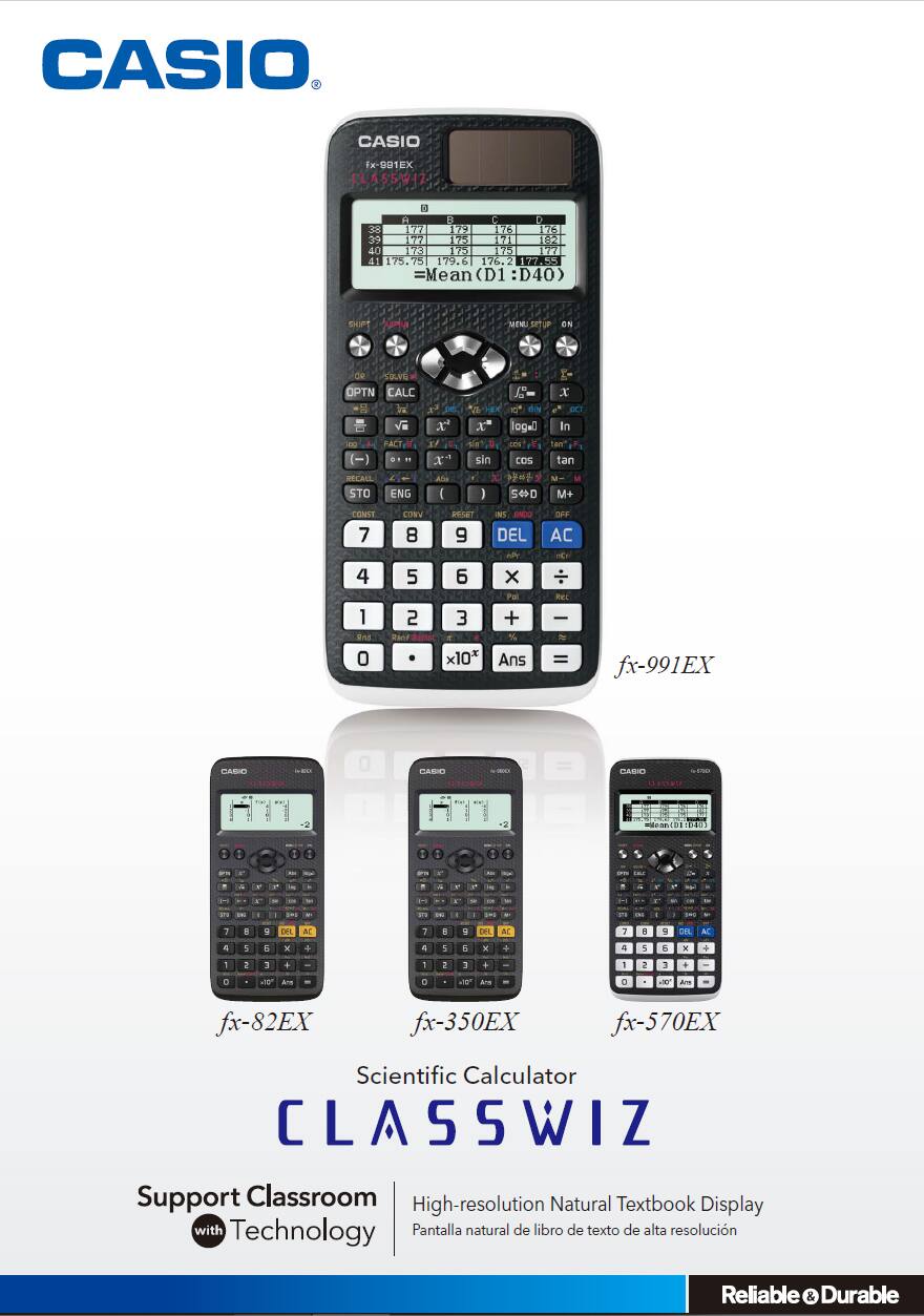 Calculadora científica, ClassWiz