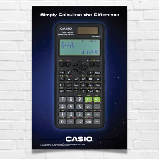 Copy of Casio Education - 300es Poster