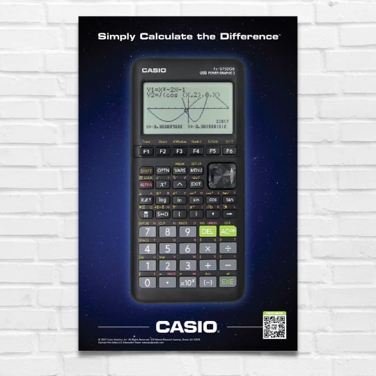 Copy of Casio Education - fx9750GIII Poster (Instagram Post)