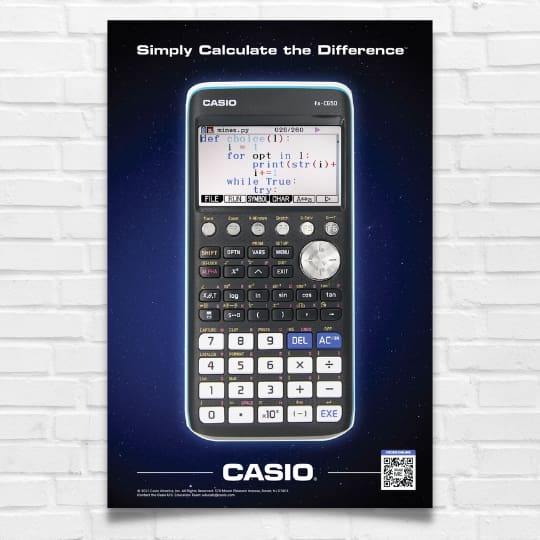 Casio Education - cg50 Poster