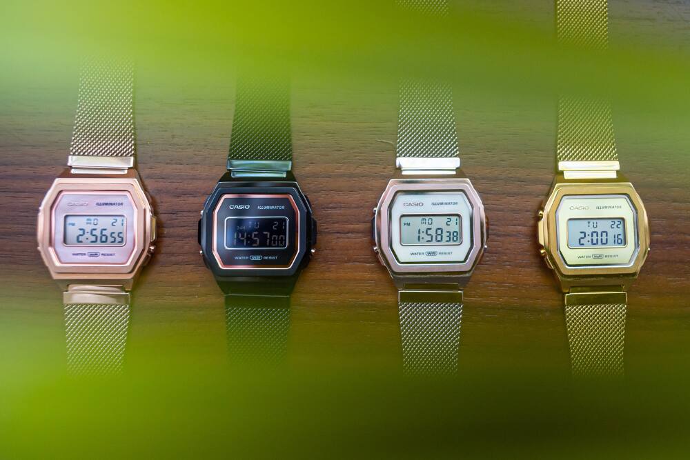 CASIO VINTAGE Mod. ICONIC MINI STEEL - LIGHT GREY
