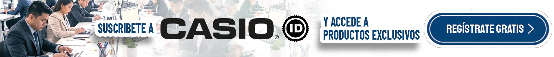 SUSCRIBETE A CASIO ID PARA OBTENER BENEFICIOS EXCLUSIVOS