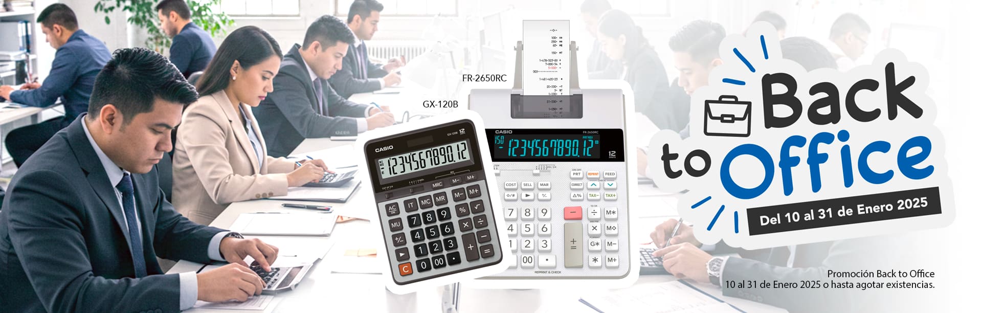 Conoce los productos de CASIO para tu Oficina