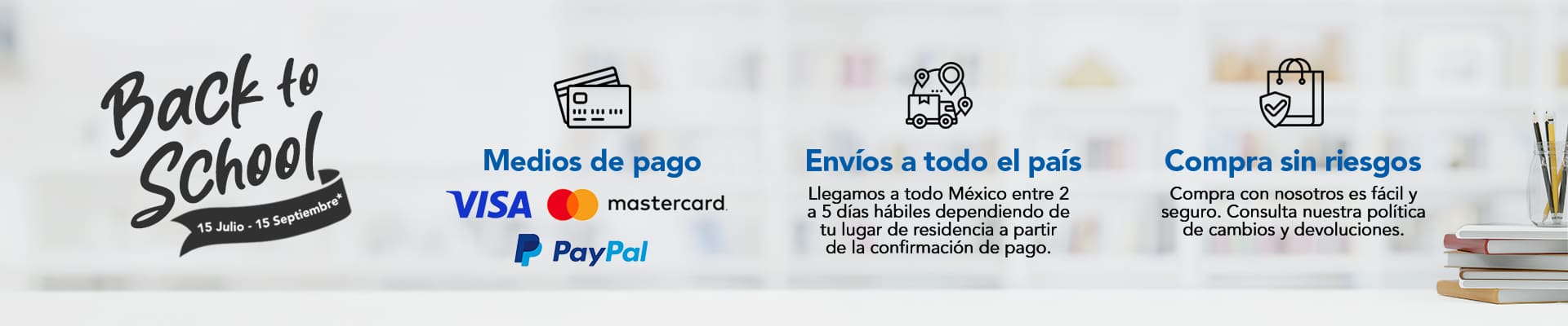 metodos de pago en CASIOSHOP