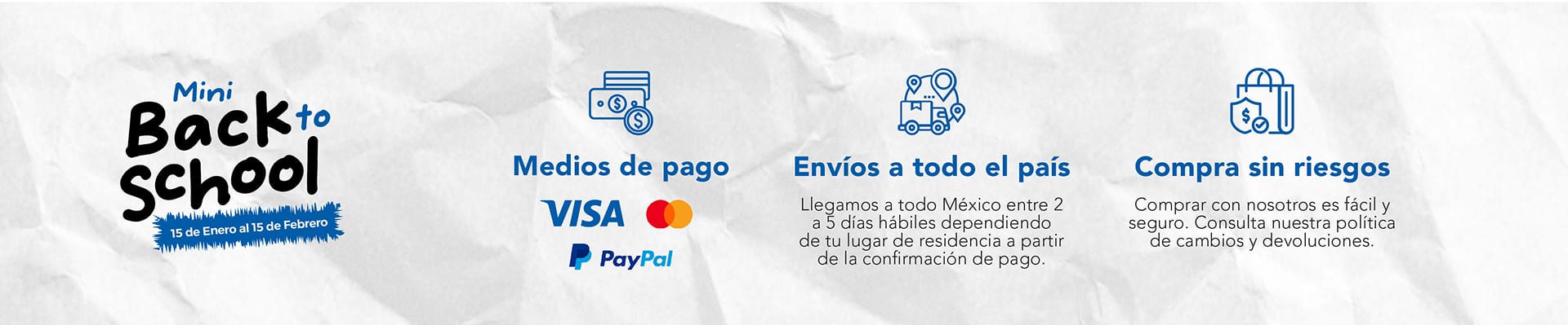 metodos de pago en CASIOSHOP