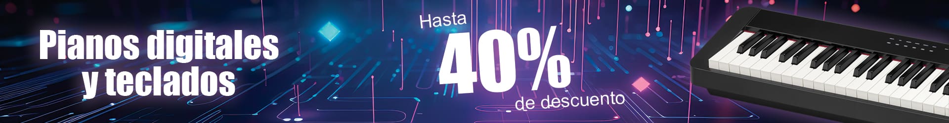 Ofertas del CyberWeek para Instrumentos Musicales Electronicos