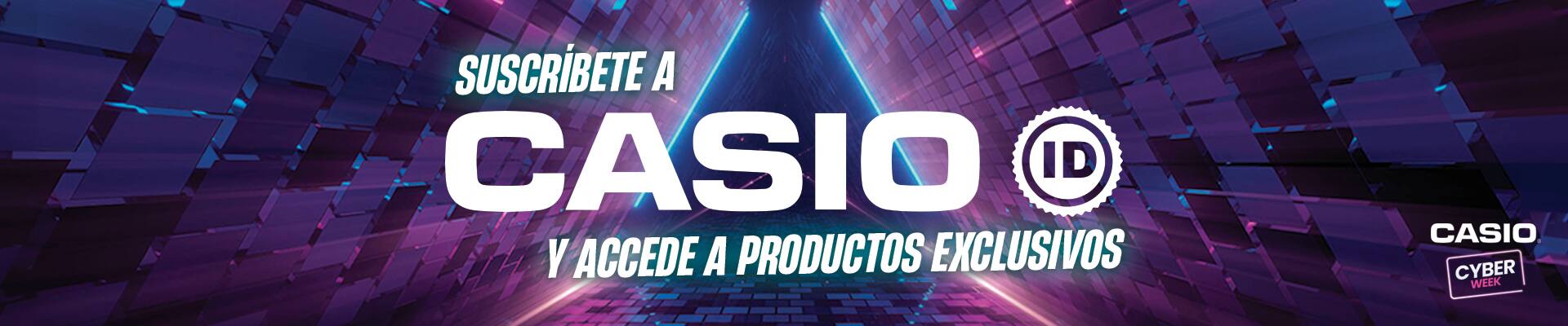 SUSCRIBETE A CASIO ID PARA OBTENER BENEFICIOS EXCLUSIVOS