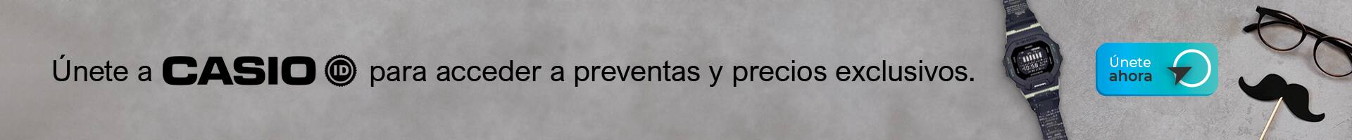 SUSCRIBETE A CASIO ID PARA OBTENER BENEFICIOS EXCLUSIVOS