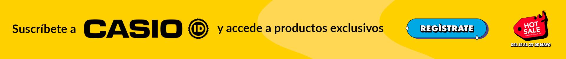 SUSCRIBETE A CASIO ID PARA OBTENER BENEFICIOS EXCLUSIVOS