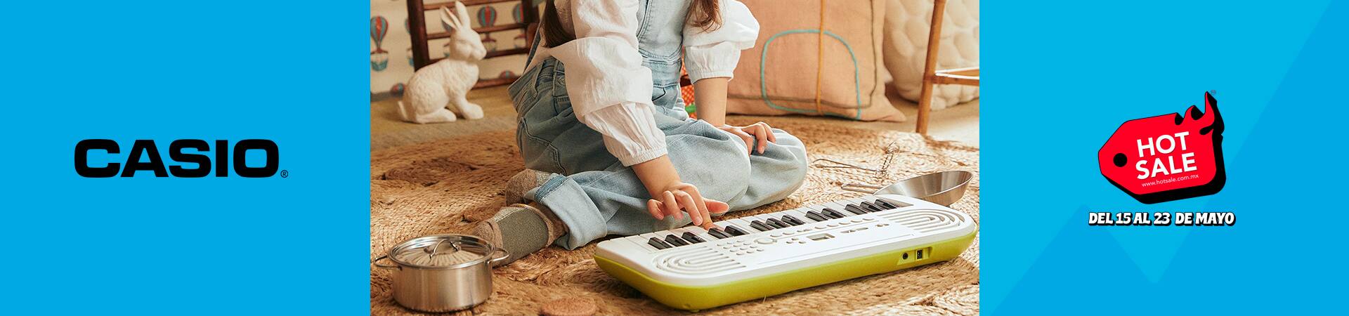 Teclado CASIO blanco