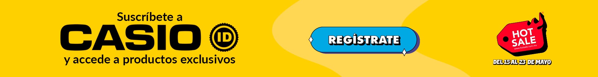 SUSCRIBETE A CASIO ID PARA OBTENER BENEFICIOS EXCLUSIVOS