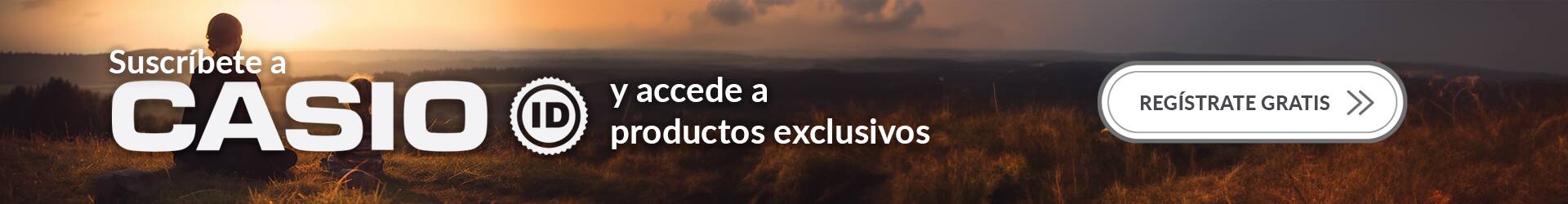 SUSCRIBETE A CASIO ID PARA OBTENER BENEFICIOS EXCLUSIVOS