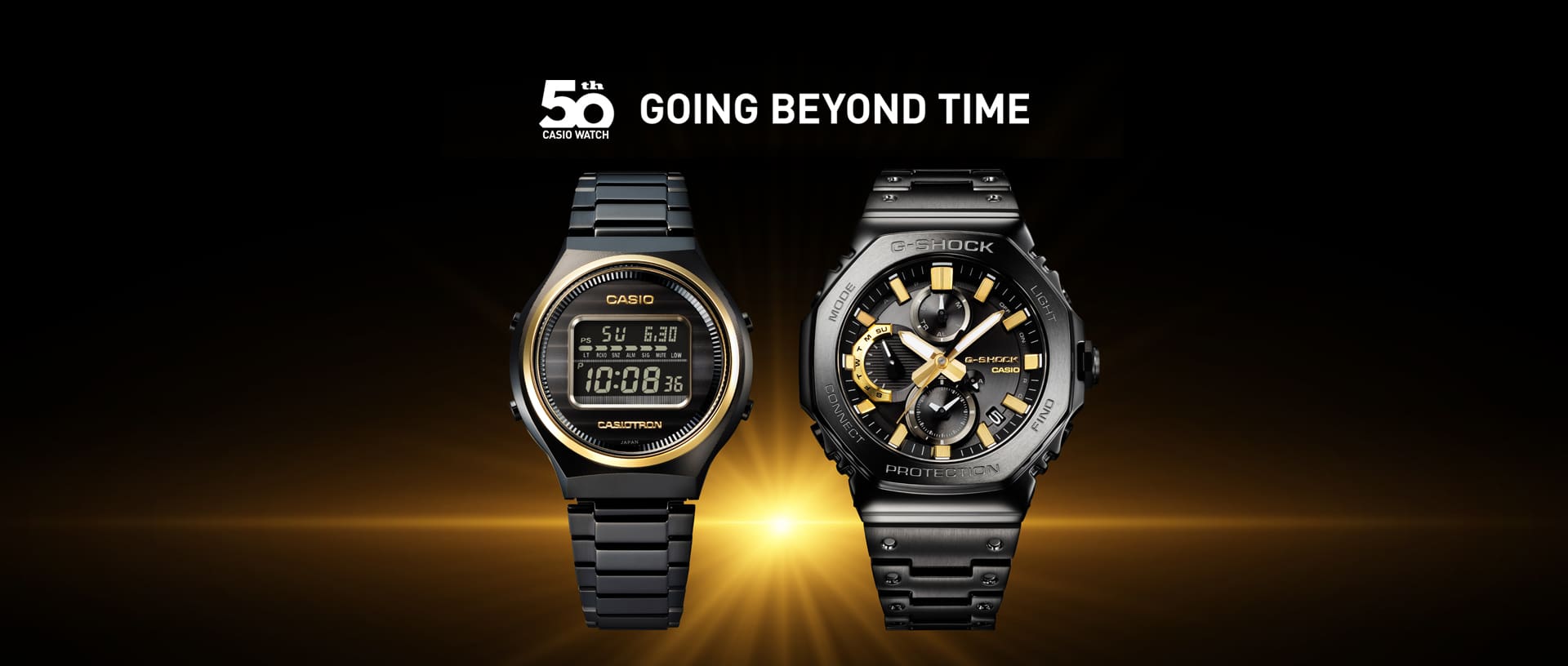 MODELOS DEL 50.° ANIVERSARIO DE LOS RELOJES CASIO