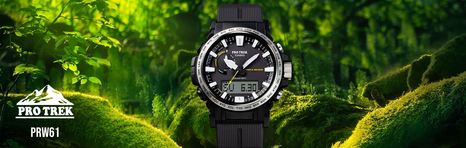 PRW61 in a lush green forest environment