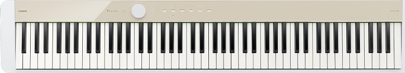 De lichtbeige Privia PX-S1100MB digitale piano