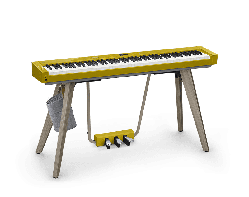 De mosterdkleurige PX-S7000HM. De afbeelding linkt naar de productpagina.