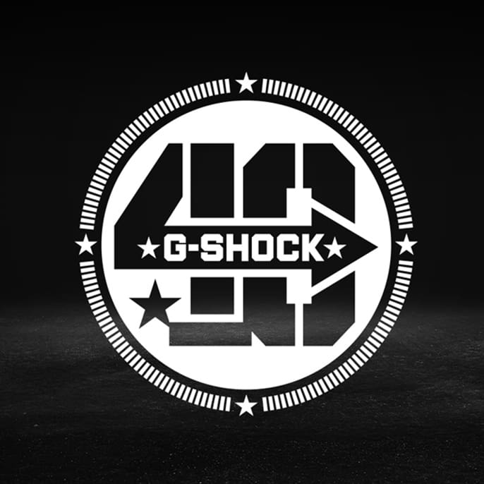 G-SHOCK 40th anniversary logo