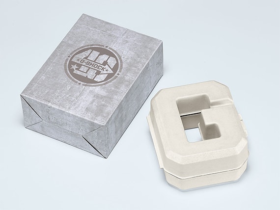 Afbeelding van de verpakking van de jubileumhorloges "REMASTER" van G-SHOCK