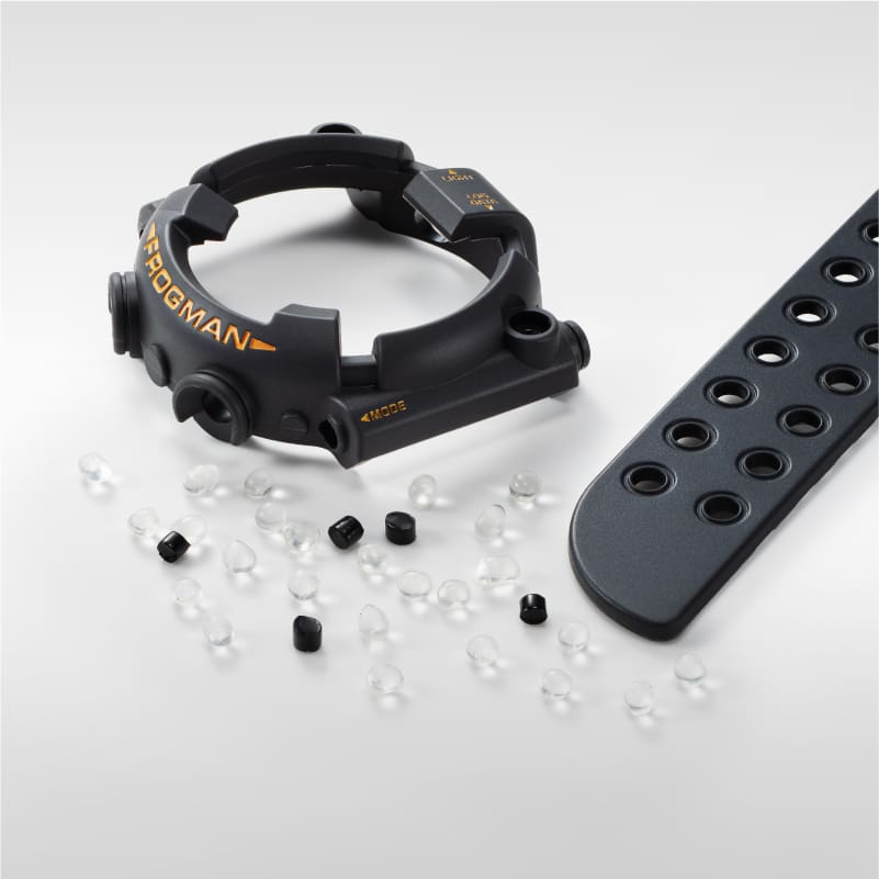 De kast en het bandje van een G-SHOCK polshorloge zijn gemaakt van harskorrels op biologische basis.