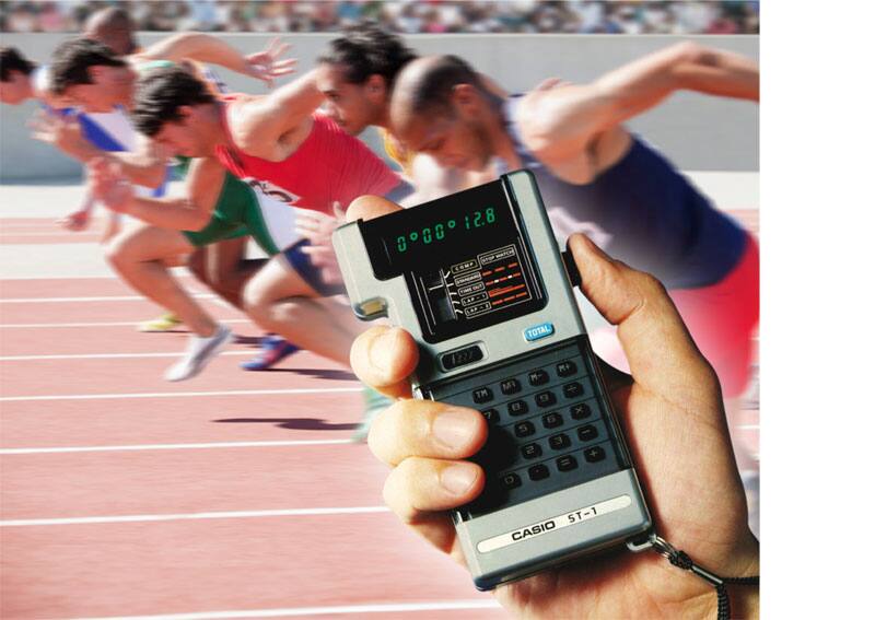 A ST-1 em utilização durante uma corrida