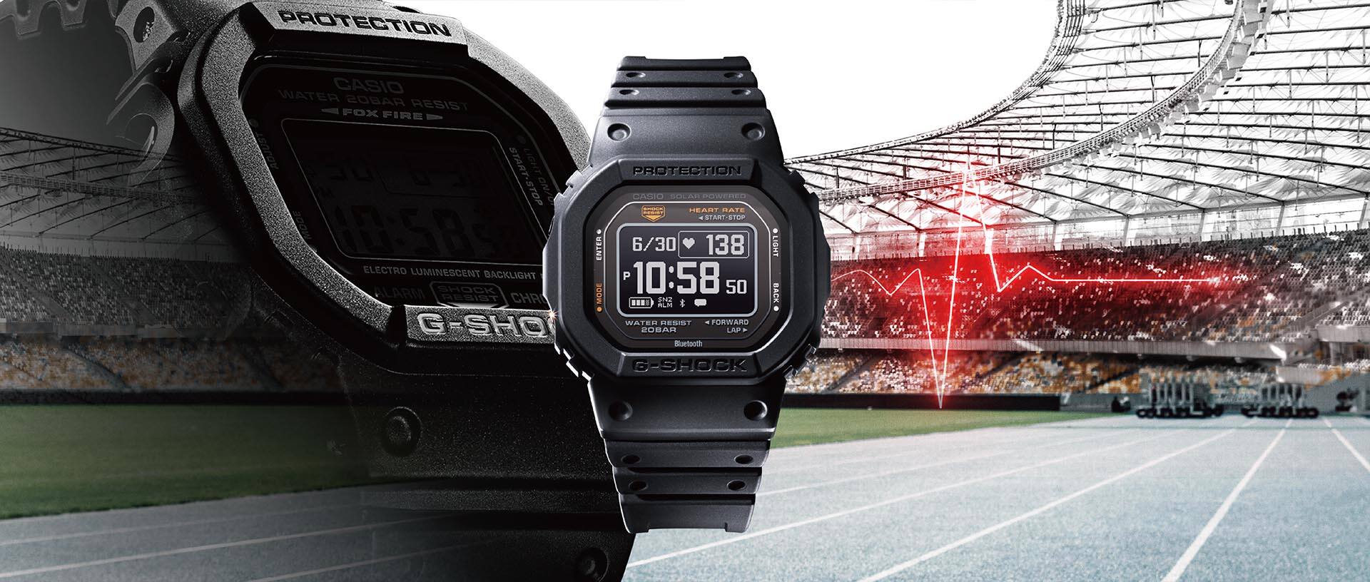 The new G-SQUAD DW-H5600 with heart rate monitor 