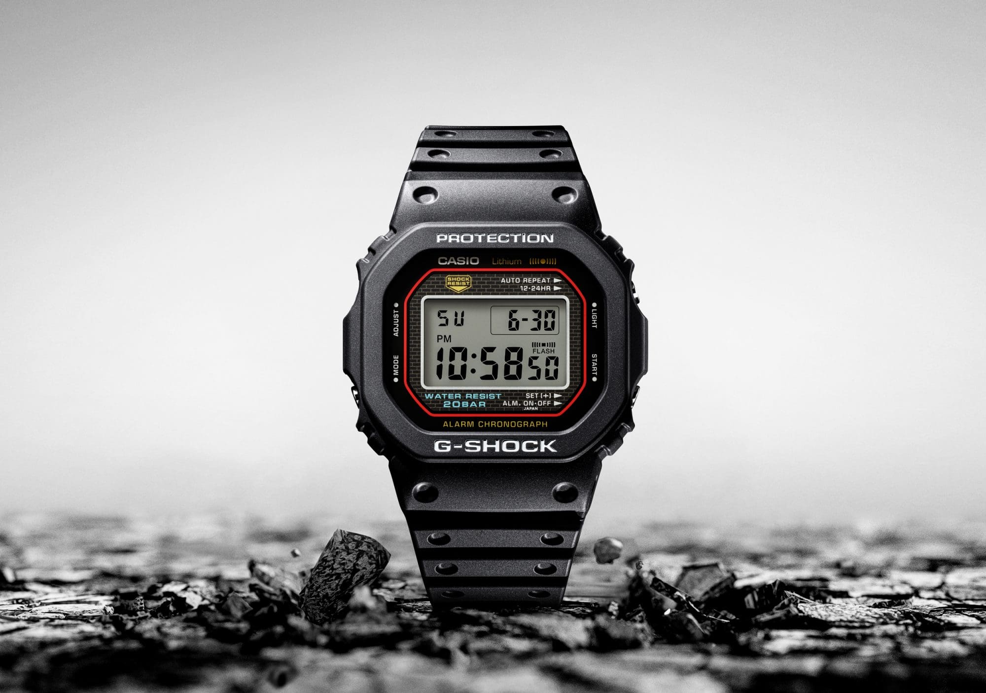 The CASIO G-SHOCK DW-5000R