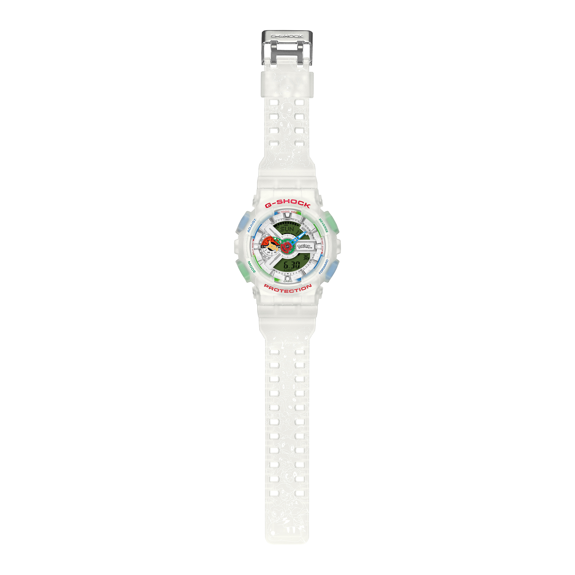 The GA-110PKM-7A hybrid watch from Casio G-Shock and Pokémon
