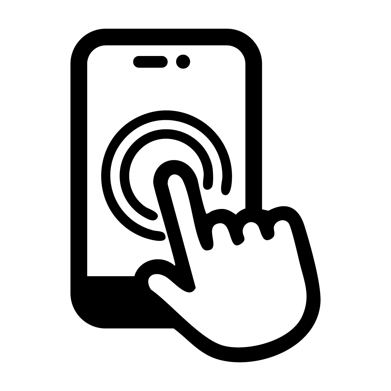 Ícone de telefone com link para os aplicativos para instrumentos musicais CASIO.