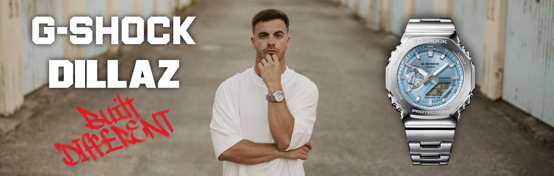 Dillaz colabora com a G-SHOCK e apresenta o GMC-B2100AD-2A.