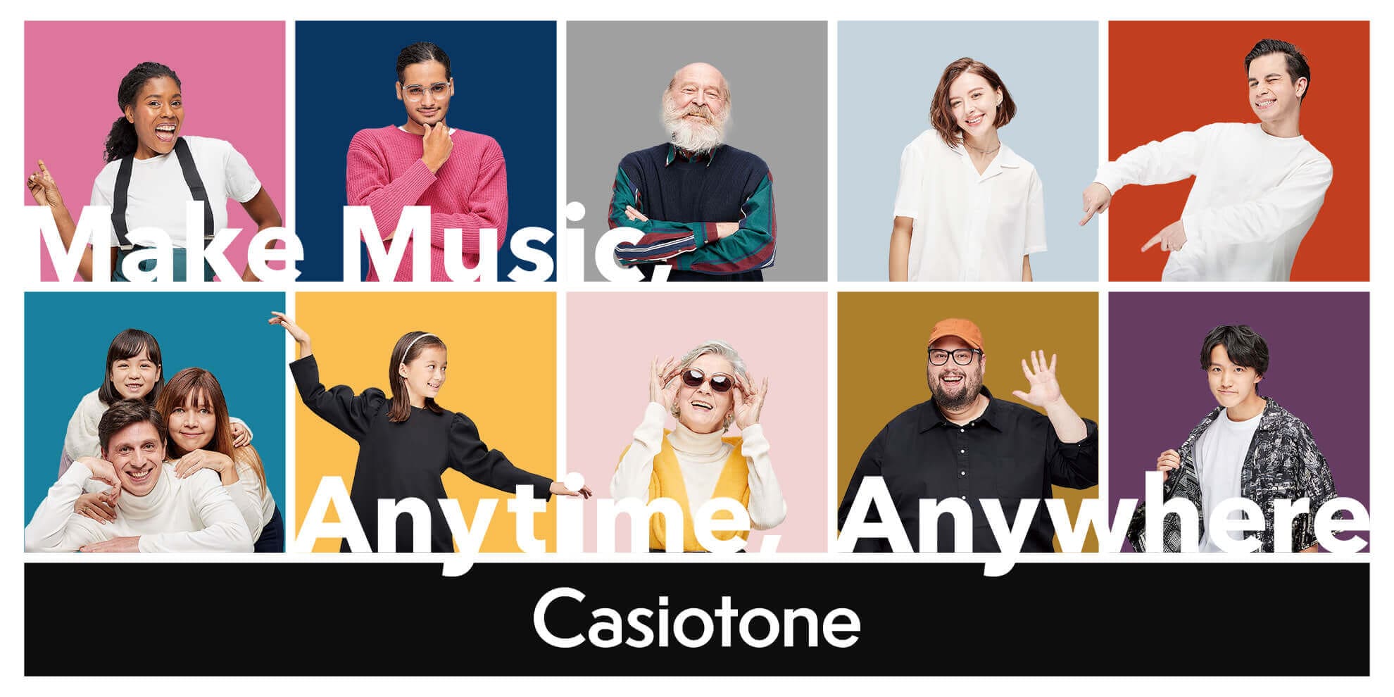 Casiotone ile Müziğiniz Her Zaman Sizinle いつでも、どこでも、いい音で、自分らしく楽しむ。