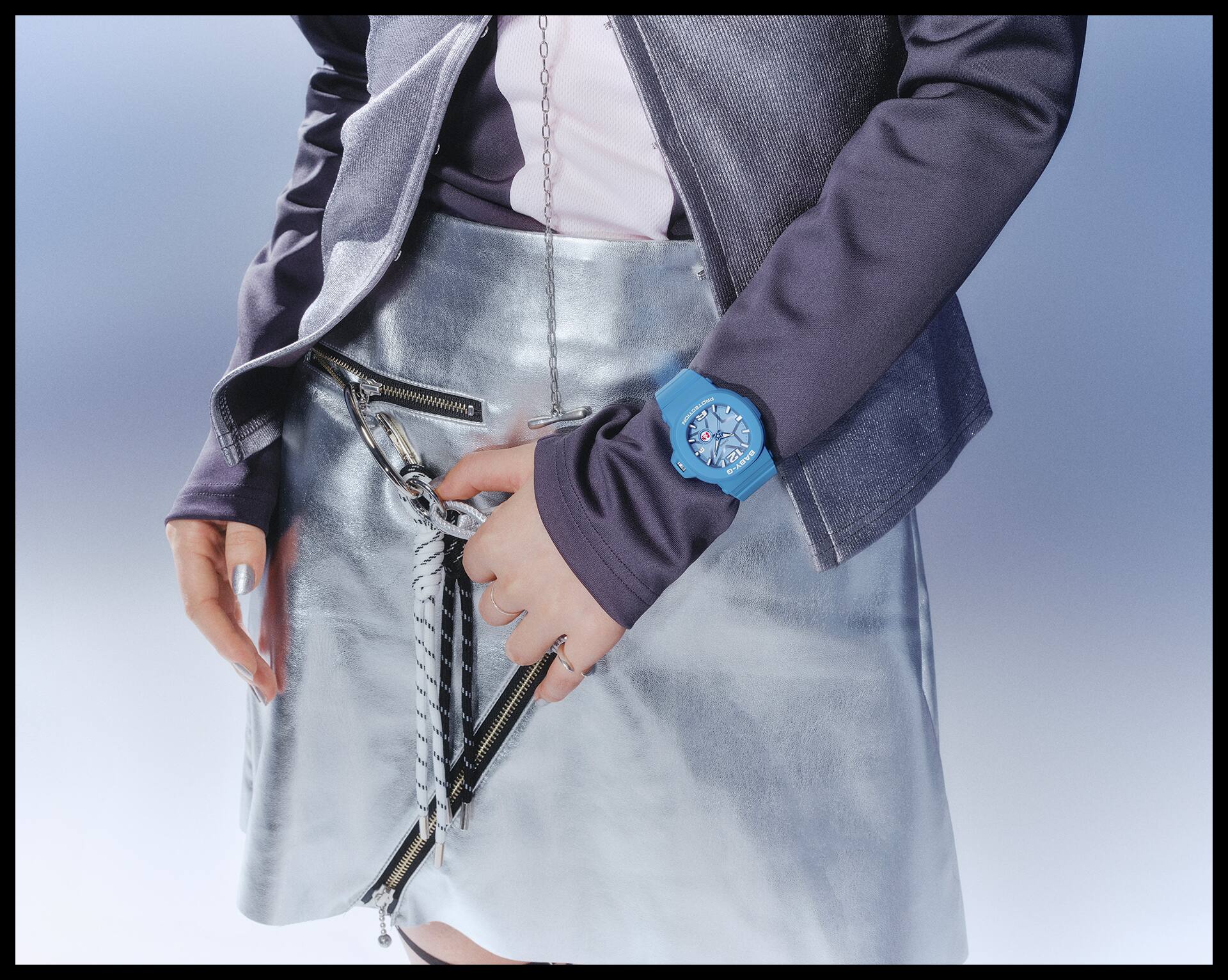 Close-up photo of arm wearing BGA-10D-2A2.