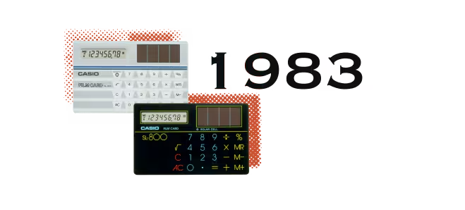 Calculators 60th Anniversary | CASIO