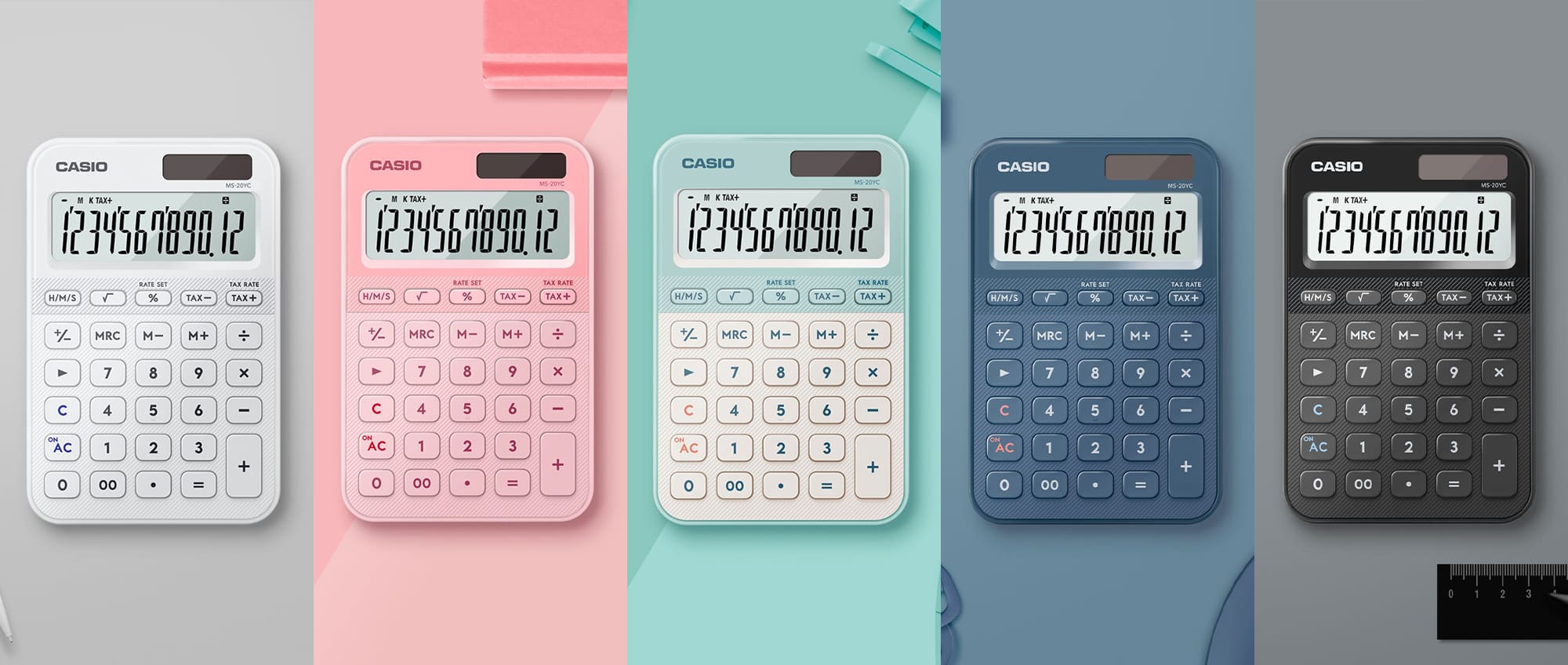 The new MS-20YC colourful range. 