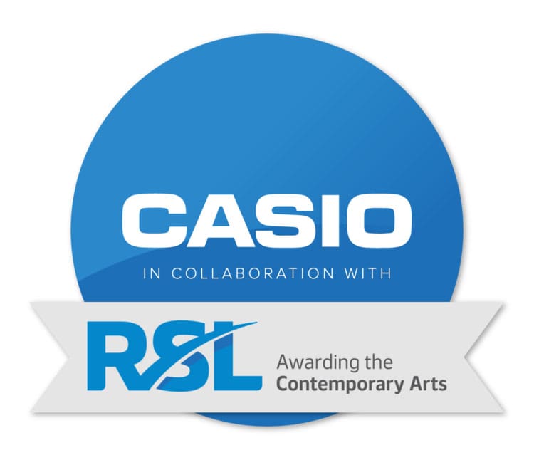 Dragon Ball-Z and G-SHOCK logos on an orange background