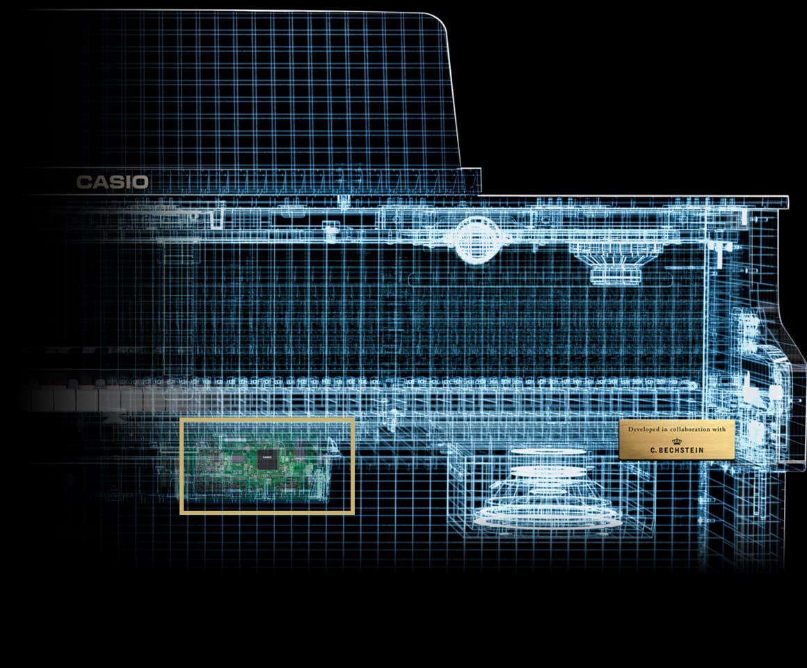 Detailed view of the CELVIANO Grand Hybrid in cooperation with C.Bechtstein: built-in technology