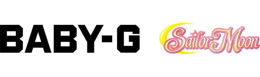 BABY-G logo and Sailor Moon logo