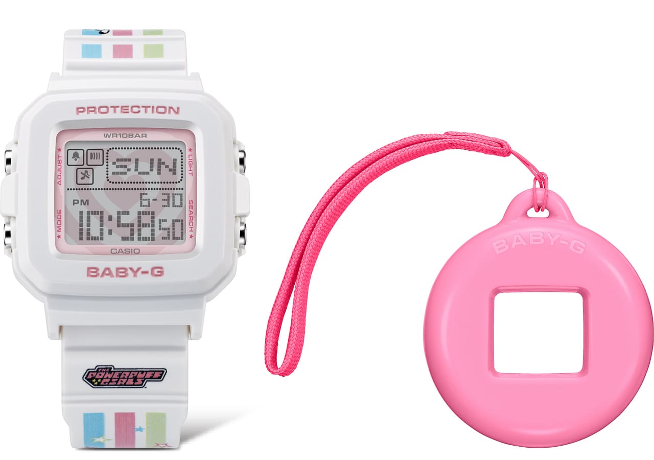 BABYG × The Powerpuff Girls collaboration model | CASIO