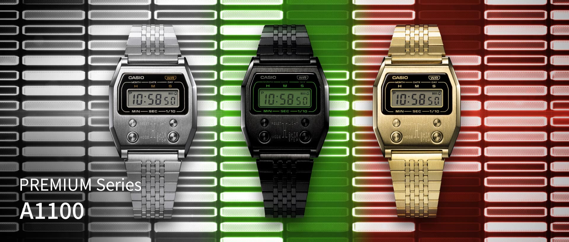 Casio watch brand with a retro feel
