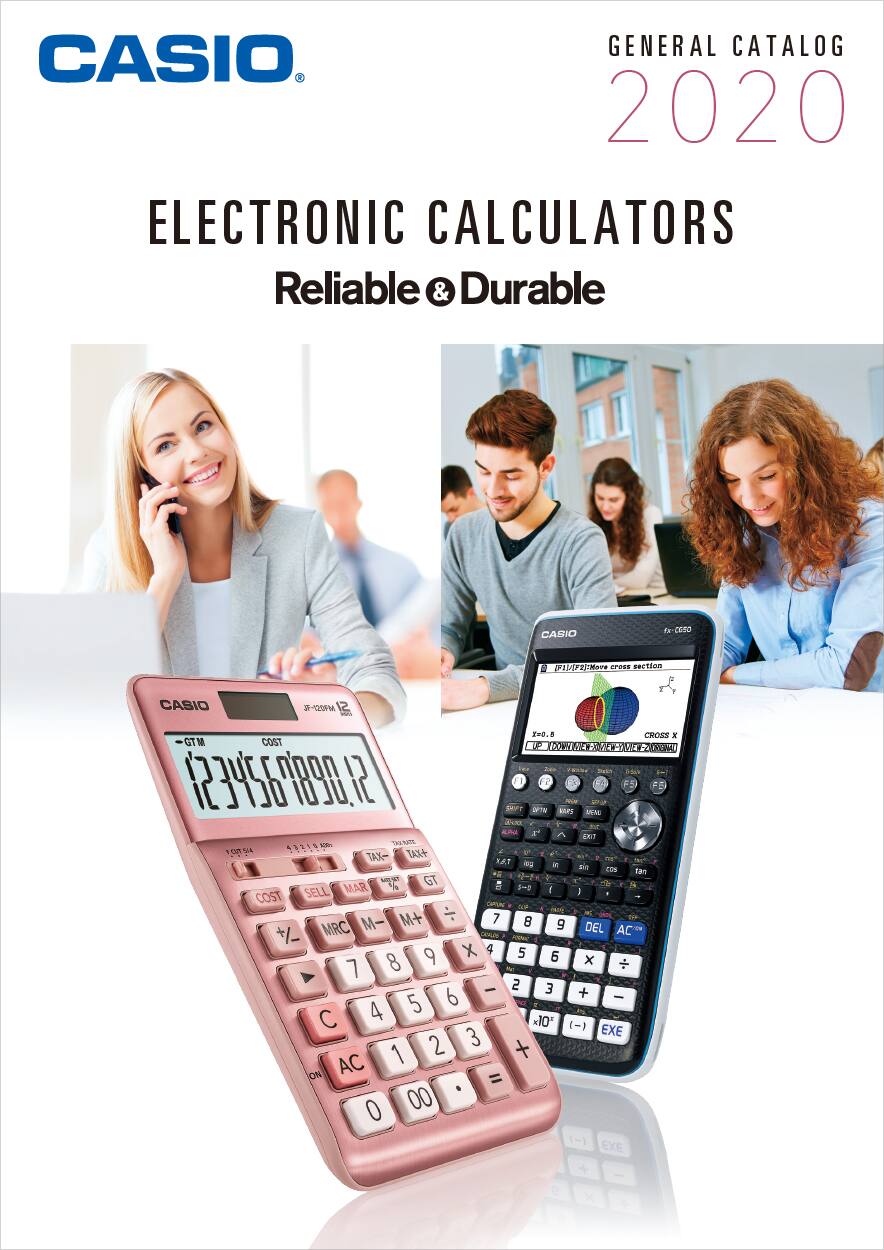 Scientific and Financial Calculator Catalog CASIO