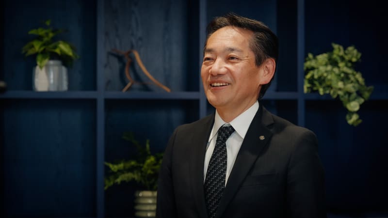 Image of Tetsuya Kawai, the executive officer and head of sound creation division in Casio